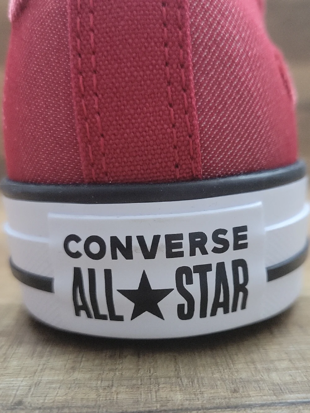 Converse Women's High Top Canvas Sneakers in Red